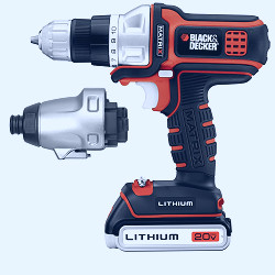 BLACK & DECKER Matrix 20-volt 3/8-in Cordless Drill (1 Li-ion Battery  Included and Charger Included) at Lowes.com